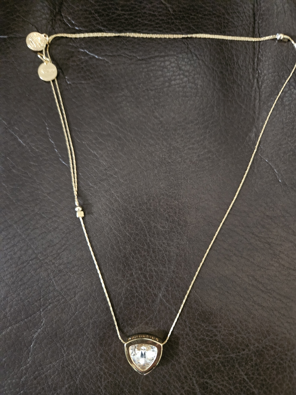 Divinely Guided By Theresa Caputo Let The Light In Necklace Goldtone